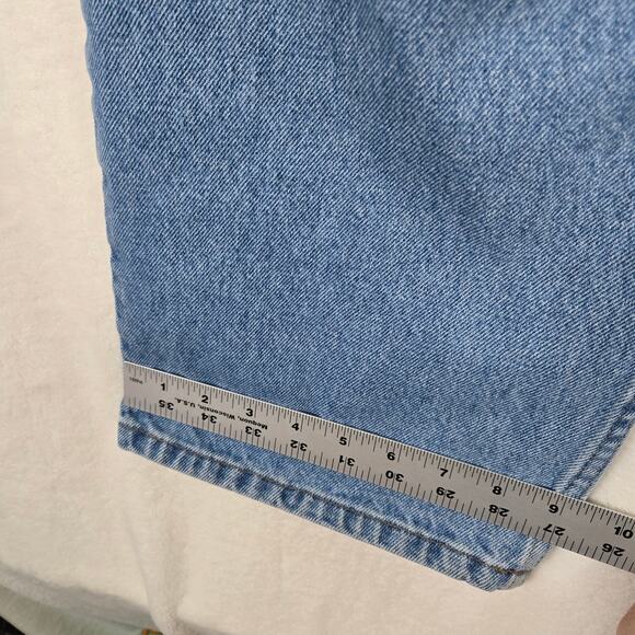 L.L. Bean Comfort Waist Jeans Mens 44x32 Straight Leg Jeans Denim 0833 - Picture 4 of 13